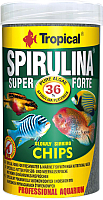 Корм для рыб TROPICAL Super Spirulina Forte Chips / 60574 (250мл) - 