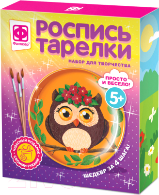 

Набор для творчества Фантазер, Роспись тарелки. Совунья / FN-717053