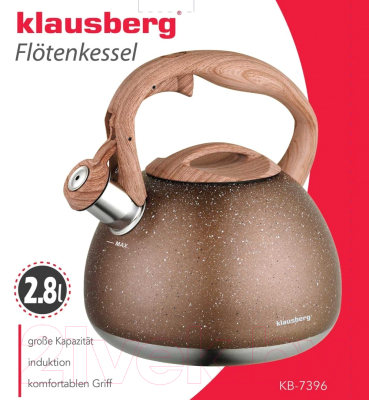 Чайник со свистком Klausberg KB-7396