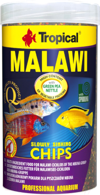 Корм для рыб TROPICAL Malawi Chips / 60724 (250мл)
