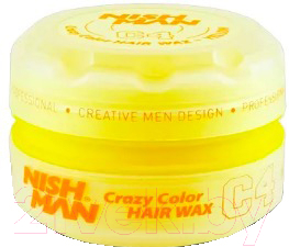 Воск для укладки волос NishMan C4 Yellow цветной (150мл)