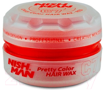 Воск для укладки волос NishMan C7 Red цветной (150мл)