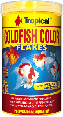 Корм для рыб TROPICAL Goldfish Color / 77175 (500мл)