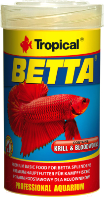 Корм для рыб TROPICAL Betta / 77063 (100мл)