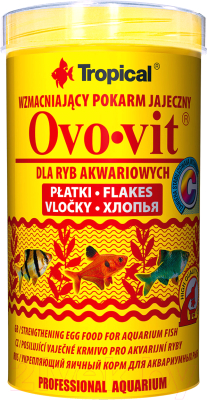 Корм для рыб TROPICAL Ovo-vit / 77035 (500мл)