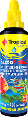 Средство для ухода за водой аквариума TROPICAL Bacto-Active Bactinin / 34304 (100мл)