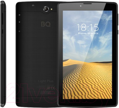 Планшет BQ BQ-7038G 3G Light Plus (черный)