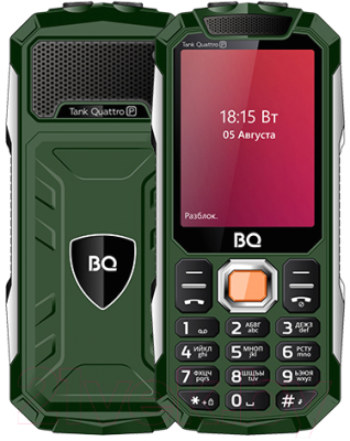 Мобильный телефон BQ Tank Quattro Power BQ-2817 (зеленый)