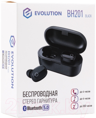 Беспроводные наушники Evolution BH201 (черный)