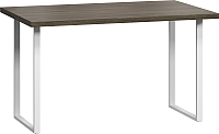 Обеденный стол Loftyhome Лондейл 1 / LD050106 (серый с белым основанием) - 