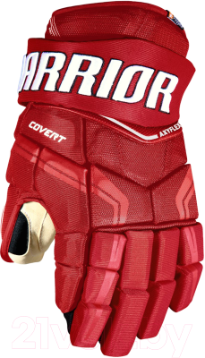 Перчатки хоккейные Warrior QRE Pro / QPG-RD14 (красный)