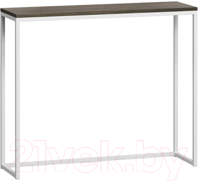 Консольный столик Loftyhome Бервин / BR040206 (серый с белым основанием)