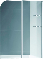 

Стеклянная шторка для ванны Cezares, ECO-O-V-12-120/140-P-Cr-R