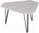Журнальный столик Калифорния мебель ТЕТ 450 (белый бетон) - 