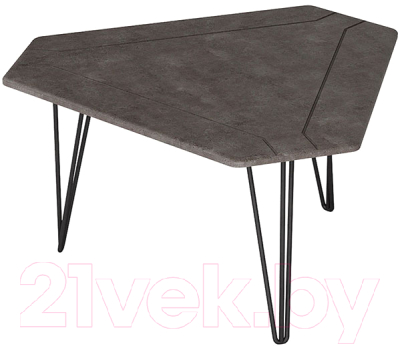 Журнальный столик Калифорния мебель ТЕТ 450 (серый бетон)