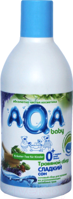 Средство для купания AQA Baby Травяной сбор сладкий сон (300мл)