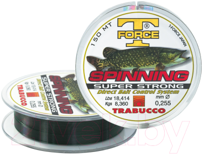 Леска монофильная Trabucco T-Force Spinning Pike 0.30мм 150м / 053-55-300