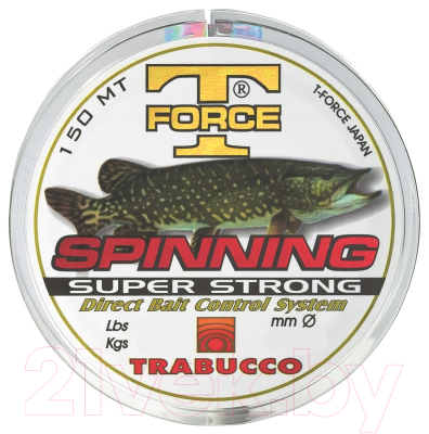 Леска монофильная Trabucco T-Force Spinning Pike 0.30мм 150м / 053-55-300