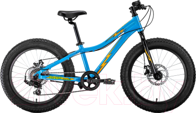 Детский велосипед Forward Bizon Micro 20 2020 / RBKW0W607003 (голубой/оранжевый)
