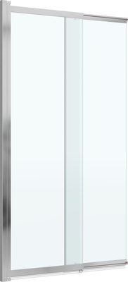 Стеклянная шторка для ванны Cezares SLIDER-VF-11-90/150-C-Cr - 