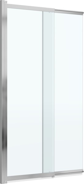 Стеклянная шторка для ванны Cezares SLIDER-VF-11-90/150-C-Cr