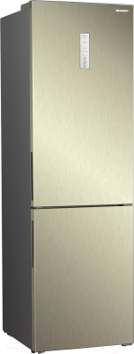 Холодильник с морозильником Sharp SJB340XSCH