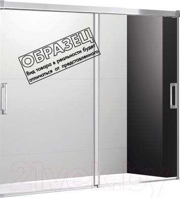 

Стеклянная шторка для ванны Cezares, Tandem-Soft-VF-2-160/145-P-Cr