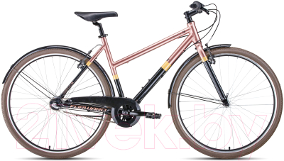 Велосипед Forward Corsica 28 2020 / RBKW0Y683003 (500мм, черный/коричневый)