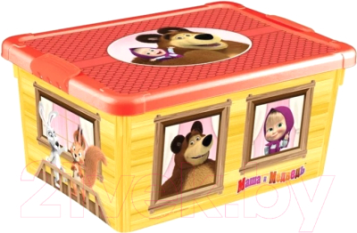 Ящик для хранения Бытпласт Маша и медведь 4313880