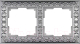 Рамка для выключателя Werkel Antik WL07-Frame-02 (матовый хром) - 