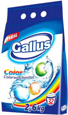 Стиральный порошок Gallus Для цветных тканей (2.6кг)