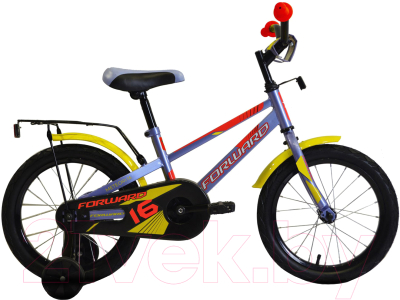 Детский велосипед Forward Meteor 18 2020 / RBKW0LNH1040 (серо-голубой/красный)