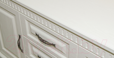 Шкаф с витриной Мебель-Неман Марсель МН-126-11(1) (кремовый)