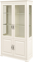 Шкаф с витриной Мебель-Неман Марсель МН-126-19(1) (кремовый) - 