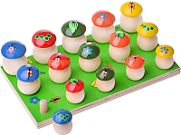 

Развивающая игрушка Нескучные игры, Грибы на поляне / Р-45/786