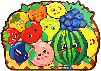 

Развивающая игрушка WoodLand Toys, Пазл-головоломка. Фруктики / 137110