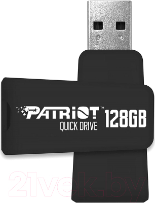 

Usb flash накопитель Patriot, Color Quickdrives (PSF128GQDBK3USB)