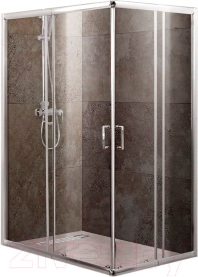 Душевой уголок BelBagno Unique-A-2-85/100-P-Cr