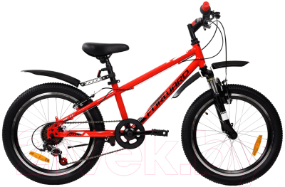 Детский велосипед Forward Unit 20 2.0 2020 / RBKW01N06004 (красный/черный)
