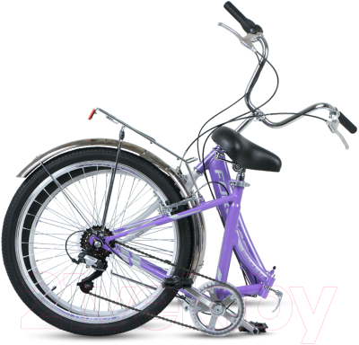 Велосипед Forward Valencia 24 2.0 2020 / RBKW0YN46007 (16, фиолетовый/серый)