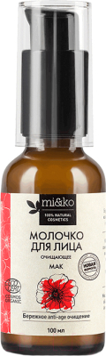 

Молочко для снятия макияжа Mi&Ko, Мак очищающее