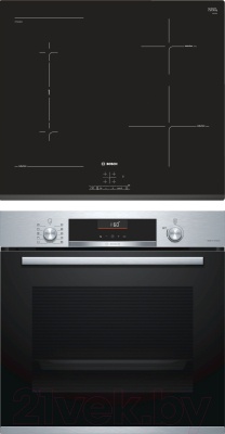 

Комплект встраиваемой техники Bosch, HBG5360S0R + PWP631BB1E