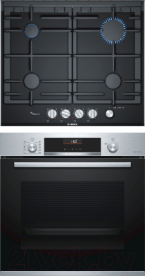 

Комплект встраиваемой техники Bosch, HBG5360S0R + PRP6A6N70R