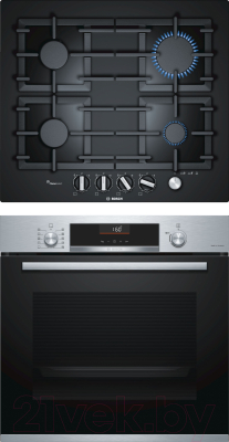 

Комплект встраиваемой техники Bosch, HBG5360S0R + PPP6A6M90R