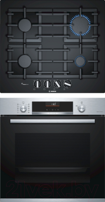 

Комплект встраиваемой техники Bosch, HBG5360S0R + PPP6A6C90R