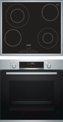 

Комплект встраиваемой техники Bosch, HBG5360S0R + PKG645FP1G