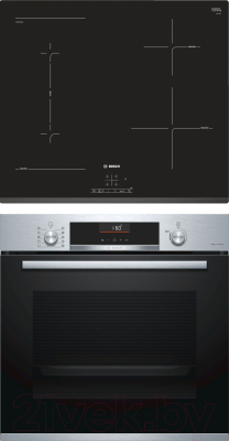 

Комплект встраиваемой техники Bosch, HBG536ES0R + PWP631BB1E