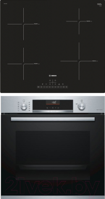 

Комплект встраиваемой техники Bosch, HBG536ES0R + PUE611FB1E
