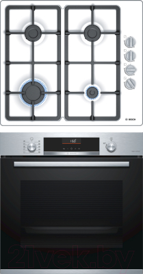 

Комплект встраиваемой техники Bosch, HBG536ES0R + PBP6C2B90