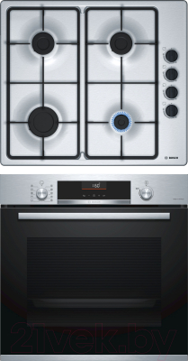 

Комплект встраиваемой техники Bosch, HBG536ES0R + PBP6B5B60